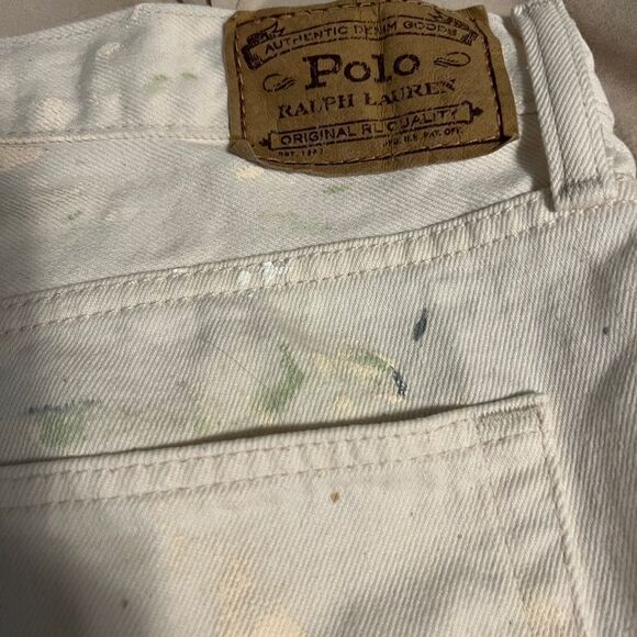 White Paint Splatter Jeans - Picture 9 of 12